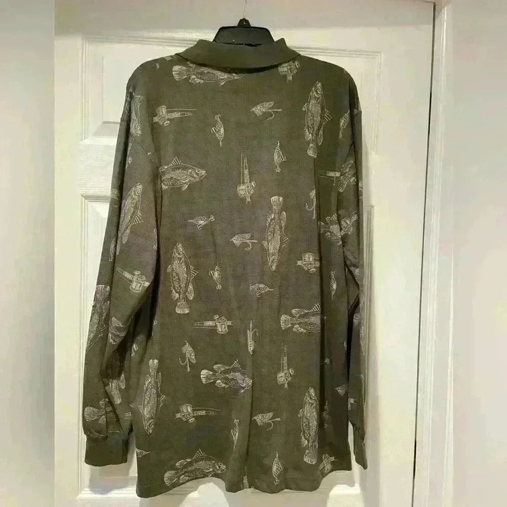 Chaps Ralph Lauren men’s long sleeve fishing shirt size XL - Picture 4 of 4
